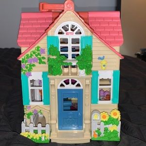 Fisher Price Country Cottage with furniture -vintage